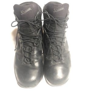 Danner Kinetic 6” black leather gore-tex military boots